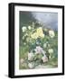 Pink and Yellow Roses-Alexandre Debrus-Framed Giclee Print