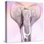 Pink Animals 2-Kimberly Allen-Stretched Canvas