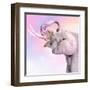 Pink Animals 3-Kimberly Allen-Framed Art Print