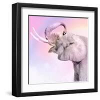 Pink Animals 3-Kimberly Allen-Framed Art Print