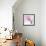 Pink Animals 3-Kimberly Allen-Framed Art Print displayed on a wall