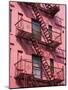 Pink Apartment Building in Soho District, Downtown Manhattan, New York City, New York, USA-Richard Cummins-Mounted Photographic Print