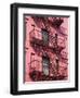 Pink Apartment Building in Soho District, Downtown Manhattan, New York City, New York, USA-Richard Cummins-Framed Photographic Print