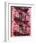 Pink Apartment Building in Soho District, Downtown Manhattan, New York City, New York, USA-Richard Cummins-Framed Photographic Print