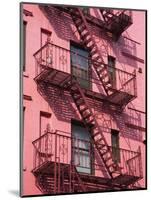 Pink Apartment Building in Soho District, Downtown Manhattan, New York City, New York, USA-Richard Cummins-Mounted Photographic Print