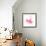 Pink Attitude One-OnRei-Framed Art Print displayed on a wall