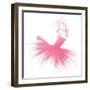 Pink Attitude One-OnRei-Framed Art Print