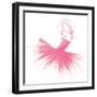 Pink Attitude One-OnRei-Framed Art Print