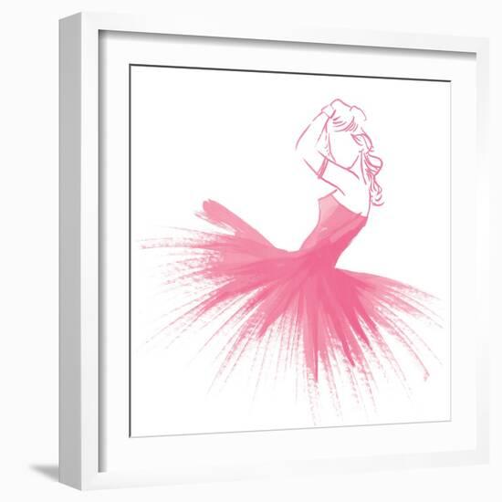 Pink Attitude One-OnRei-Framed Art Print