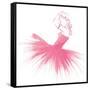 Pink Attitude One-OnRei-Framed Stretched Canvas