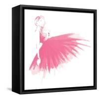 Pink Attitude Two-OnRei-Framed Stretched Canvas