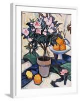 Pink Azalea and Oranges, C.1913-Samuel John Peploe-Framed Giclee Print