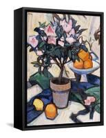 Pink Azalea and Oranges, C.1913-Samuel John Peploe-Framed Stretched Canvas