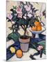 Pink Azalea and Oranges, C.1913-Samuel John Peploe-Mounted Giclee Print