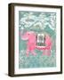 Pink Bazaar I-Hakimipour-ritter-Framed Art Print