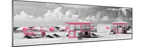 Pink Beach Houses - Miami Beach - Florida-Philippe Hugonnard-Mounted Photographic Print