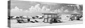 Pink Beach Houses - Miami Beach - Florida-Philippe Hugonnard-Stretched Canvas