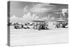 Pink Beach Houses - Miami Beach - Florida-Philippe Hugonnard-Stretched Canvas