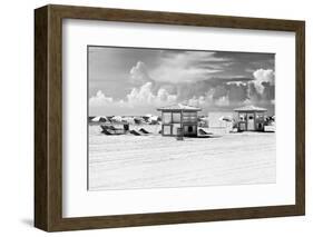 Pink Beach Houses - Miami Beach - Florida-Philippe Hugonnard-Framed Photographic Print