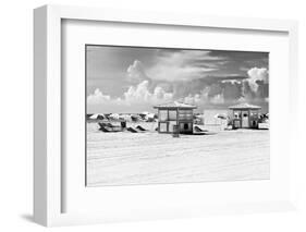 Pink Beach Houses - Miami Beach - Florida-Philippe Hugonnard-Framed Photographic Print