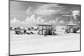 Pink Beach Houses - Miami Beach - Florida-Philippe Hugonnard-Mounted Photographic Print