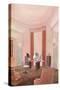 Pink Bedroom, Interior-null-Stretched Canvas