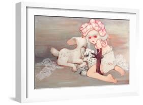 Pink Birthday Cake-Camilla D'Errico-Framed Art Print