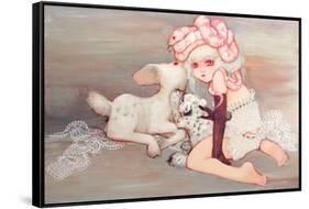 Pink Birthday Cake-Camilla D'Errico-Framed Stretched Canvas
