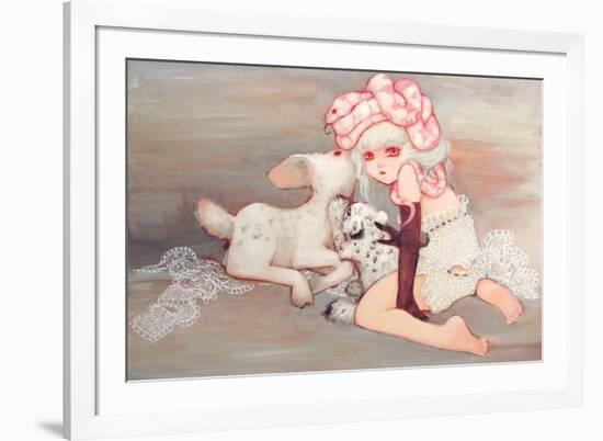 Pink Birthday Cake-Camilla D'Errico-Framed Premium Giclee Print