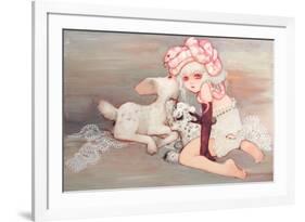 Pink Birthday Cake-Camilla D'Errico-Framed Premium Giclee Print