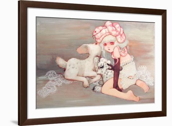 Pink Birthday Cake-Camilla D'Errico-Framed Premium Giclee Print