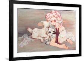 Pink Birthday Cake-Camilla D'Errico-Framed Premium Giclee Print