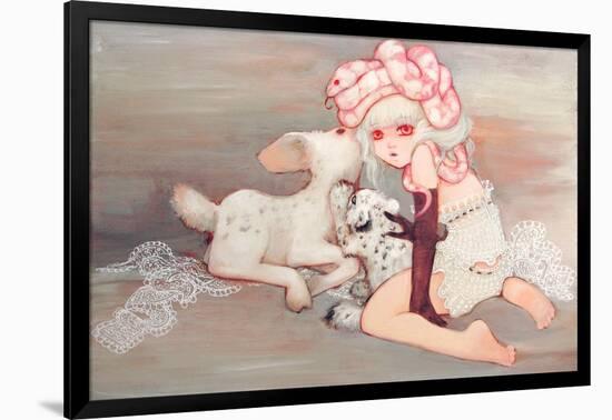 Pink Birthday Cake-Camilla D'Errico-Framed Art Print