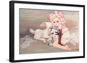 Pink Birthday Cake-Camilla D'Errico-Framed Art Print