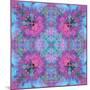 Pink Blueberry Cross Mandala Tiles-Alaya Gadeh-Mounted Photographic Print