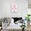 Pink Bonsai-Cat Coquillette-Mounted Art Print displayed on a wall