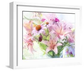 Pink Bouquet-Judy Stalus-Framed Art Print