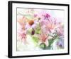 Pink Bouquet-Judy Stalus-Framed Art Print