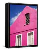Pink Building on Republique Street, Fort-De-France, Martinique, French Antilles, West Indies-Richard Cummins-Framed Stretched Canvas