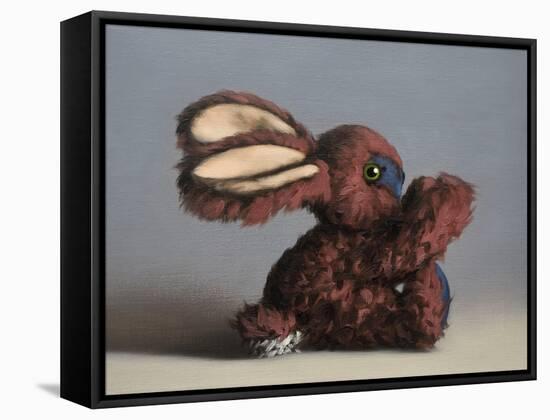 Pink Bunny, 2017,-Peter Jones-Framed Stretched Canvas