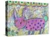 Pink Bunny-Funked Up Art-Stretched Canvas