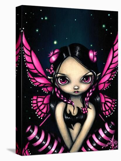 Pink Butterfly Fairy-Jasmine Becket-Griffith-Stretched Canvas