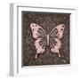 Pink Butterfly III-Todd Williams-Framed Art Print