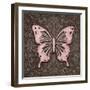 Pink Butterfly III-Todd Williams-Framed Art Print