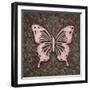 Pink Butterfly III-Todd Williams-Framed Art Print