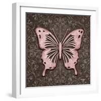 Pink Butterfly III-Todd Williams-Framed Art Print