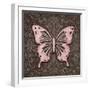 Pink Butterfly III-Todd Williams-Framed Art Print