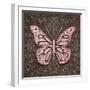 Pink Butterfly IV-Todd Williams-Framed Art Print