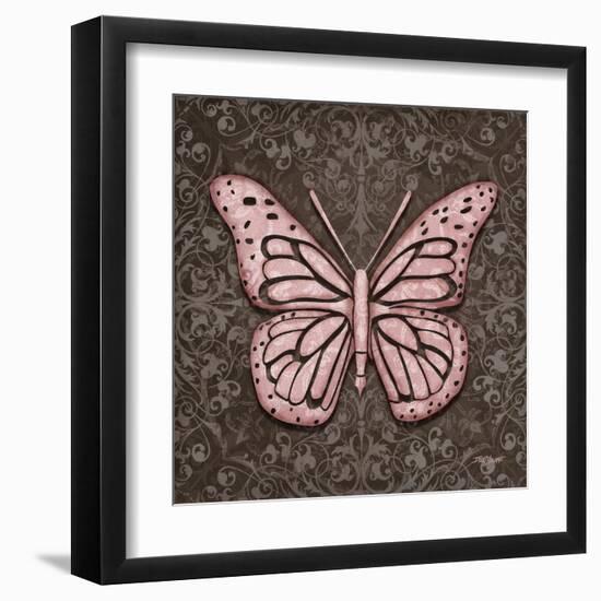 Pink Butterfly IV-Todd Williams-Framed Art Print