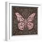 Pink Butterfly IV-Todd Williams-Framed Art Print